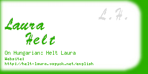 laura helt business card